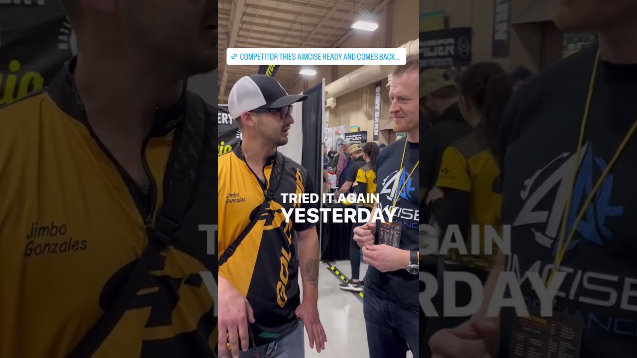 Competitor tries Aimcise READY for the first time