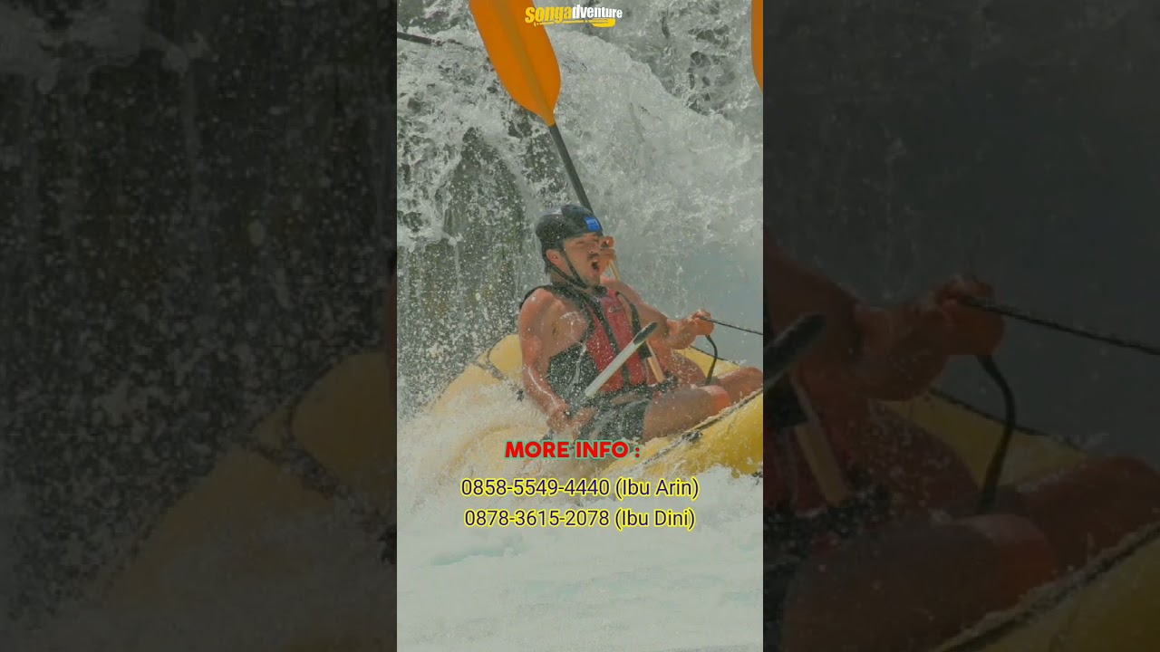 RAFTING MENANTANG ADRENALIN DI JAWA TIMUR | RAFTING SONGA ADVENTURE |  0895-1481-0211