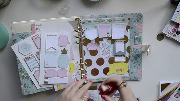 New Recollections A5 Floral Set Up