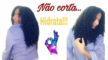 A HIDRATAÇAO QUE SALVOU MEU CABELO | Leticia Pereira