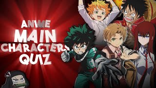 ANIME MAIN CHARACTERS QUIZ (3D?)
