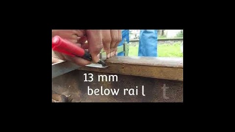 Lateral wear of Rail.