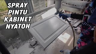 Solid Nyatoh Door Panel vs Jotun Gardex White Semi Gloss || Part 1 Production screenshot 4