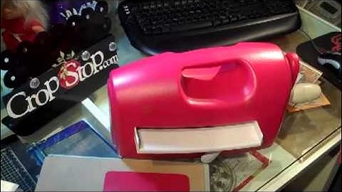 Embossing Folders in the Grand Calibur