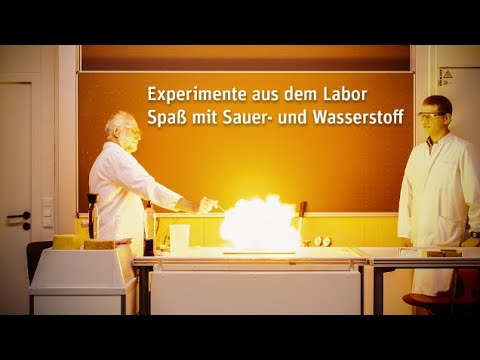 Video: Wenn sich Wasserstoffgas und Sauerstoffgas verbinden?