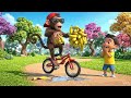 Funny Monkey Steals Bananas 😂🍌 | Kids Cartoon Animation