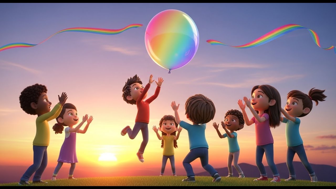 Tap the Blue Balloon | Best Nursery Rhymes and Kids Learning Songs