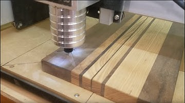CNC Timelapse- Cutting board engraving, Shapeoko 3 -Carbide 3d