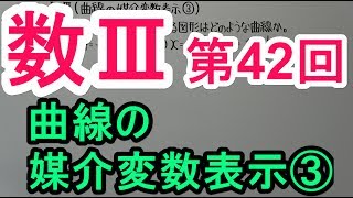 【高校数学】数Ⅲ－４２　曲線の媒介変数表示③