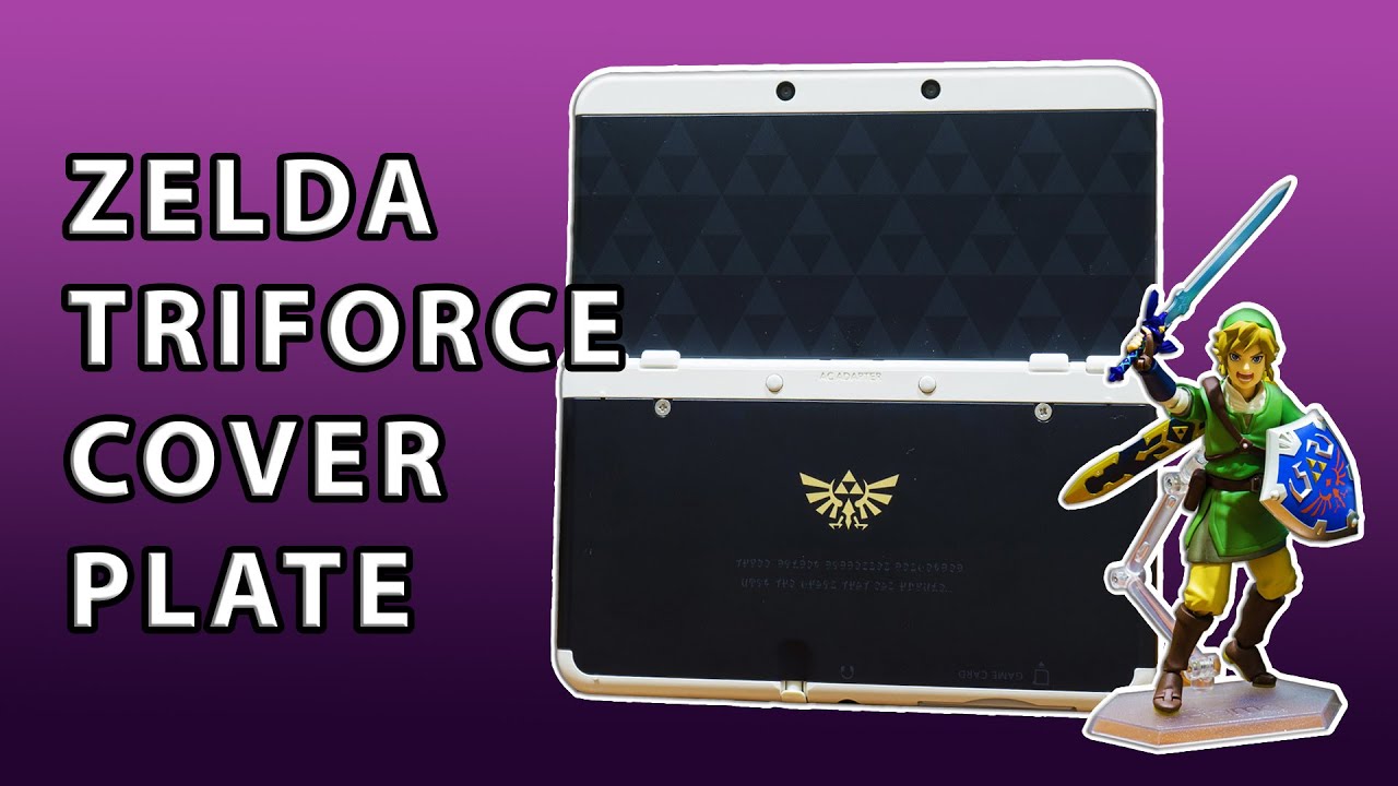 Zelda Triforce Cover Plate for Nintendo New 3DS (Kisekae) YouTube