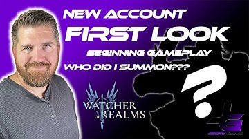 Watcher of Realms: New Account/First Look/Game Play and Summoning!
