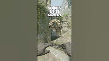 Easiest smokes in ANCIENT from T SPAWN to B SITE! #cs2 #csgo #counterstrike #counterstrike2