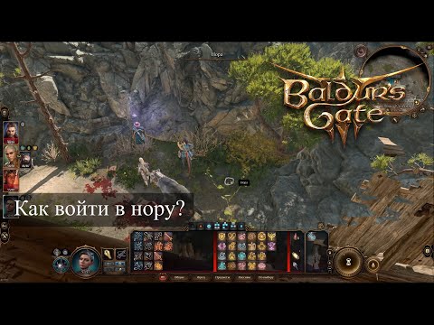 Baldur's Gate 3 Как войти в норы или щели?