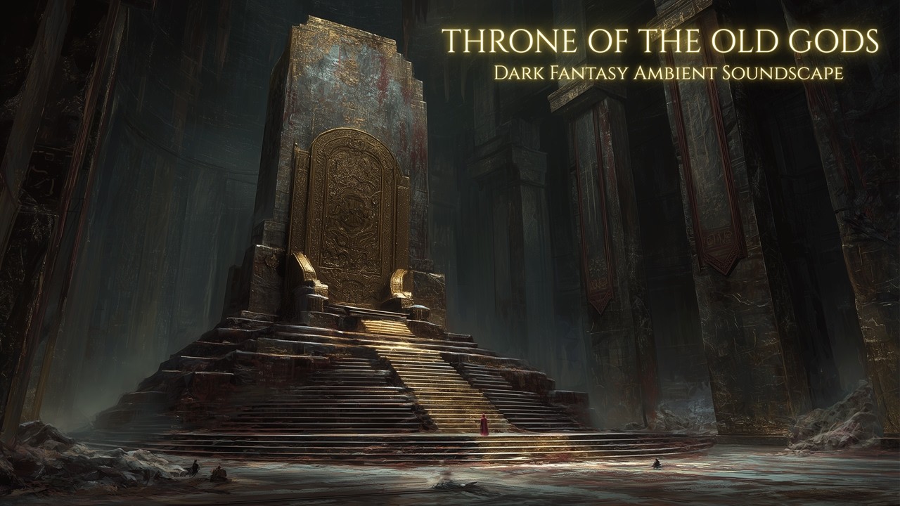The Ancient Throne of Forgotten Gods – Dark Fantasy Ambient Soundscape (1 Hour Loop)