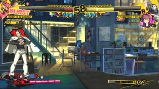 Persona 4 Arena: Stevie (Yukiko) vs DJ (Kanji)