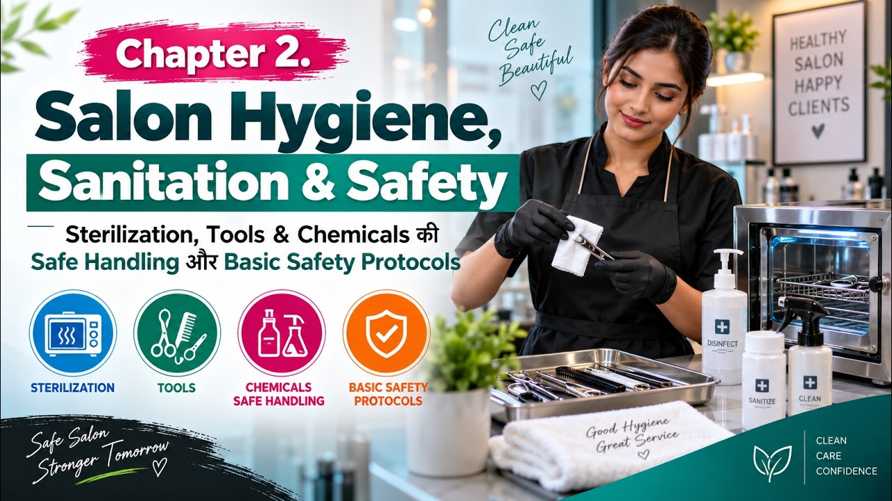 Salon Hygiene, Sanitation & Safety in Beauty Salon | Chapter 2 (video lesson)