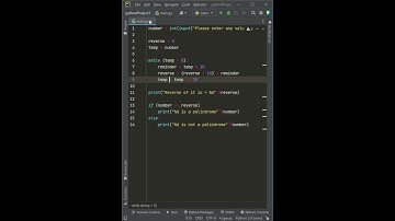 Python program to check palindrome number #shorts #pythonprojects #pythontutorial #python