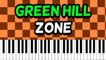 Green Hill Zone - Sonic the Hedgehog [Piano Tutorial]