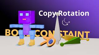 How to make "Copy Rotation" in bone constraint