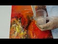 8 CONSEILS Pour RÉUSSIR LA RÉSINE EPOXY sur une Toile Acrylique👍🙂🟧🟥🟧🙂