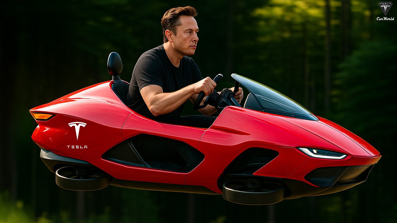 It Happened! Tesla Flying Car BREAKS Reality! Elon Musk Shocks 1.1-Second  Speed & Insane New Specs!