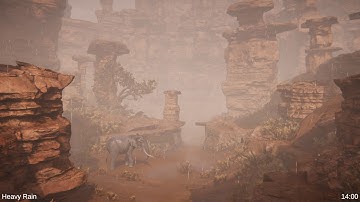 Wet Stuff in Castle Valley Demo Scene