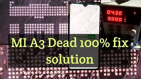 Mi A3 Dead solution || Mi A3 Dead not power on || not turning on 💯% solution