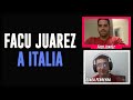 Facu Juarez se nacionalizó italiano