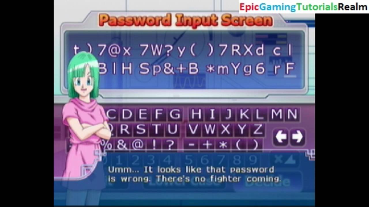 Dragon Ball Z Budokai Tenkaichi 3 Password Characters Wii Ball Poster