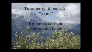 Video thumbnail of "Idir, Muqleɣ, avec tradction"