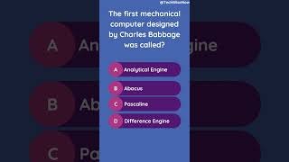 🖥️ Charles Babbage and the Difference Engine 🎛️||#knowledge #shorts #gk