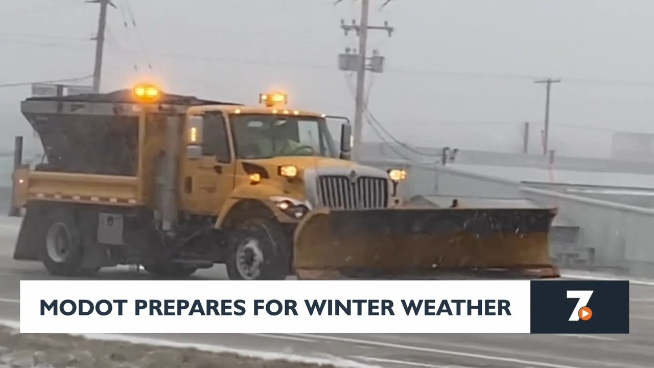 MODOT prepares for winter weather - YouTube