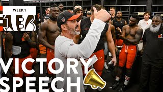 Kevin Stefanski's Victory Speech vs. Bengals