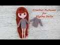 Crochet pullover for Blythe Dolls/clothes for dolls/doll outfit/одежда для блайз