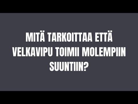 Video: Mitä vipuvaikutus tarkoittaa voimanostossa?