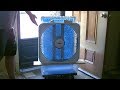 Large Area Evap. Air Cooler! - DIY AC Air Cooler! - Simple "Box Fan" Conversion - works great!!