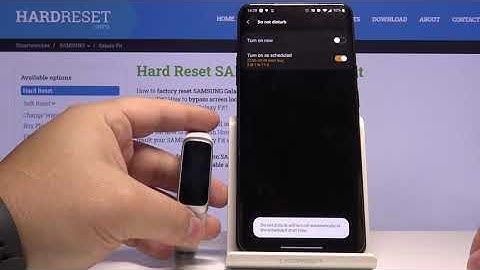 How to Activate Do Not Disturb Mode in SAMSUNG Galaxy Fit – Silent Mode