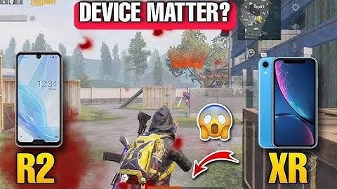 SHARP AQUOS R2 vs IPHONE XR | Device Matter?😱❤️ |  TDM❤️ PUBG MOBILE