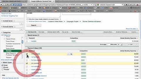 How To Use the Google Keyword Tool
