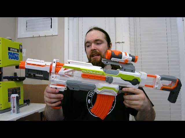 NERF N-Strike Modulus ECS-10 Blaster Review