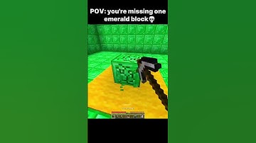 #shorts #minecraft POV: you