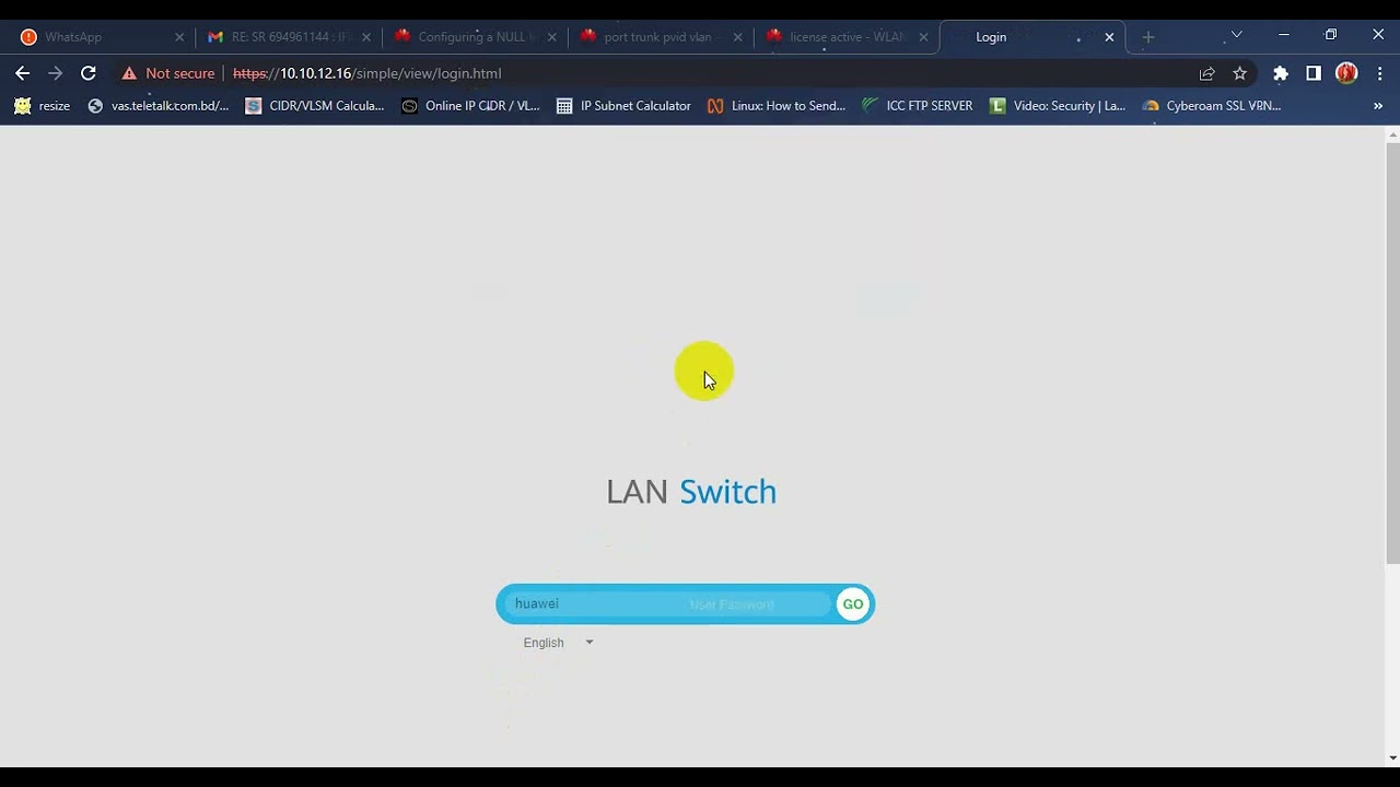 How to installing Huawei switch license using web