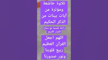 آيات بينات من الذكر الحكيم #quran #explore #اكسبلور #لايك #قرآن_كريم