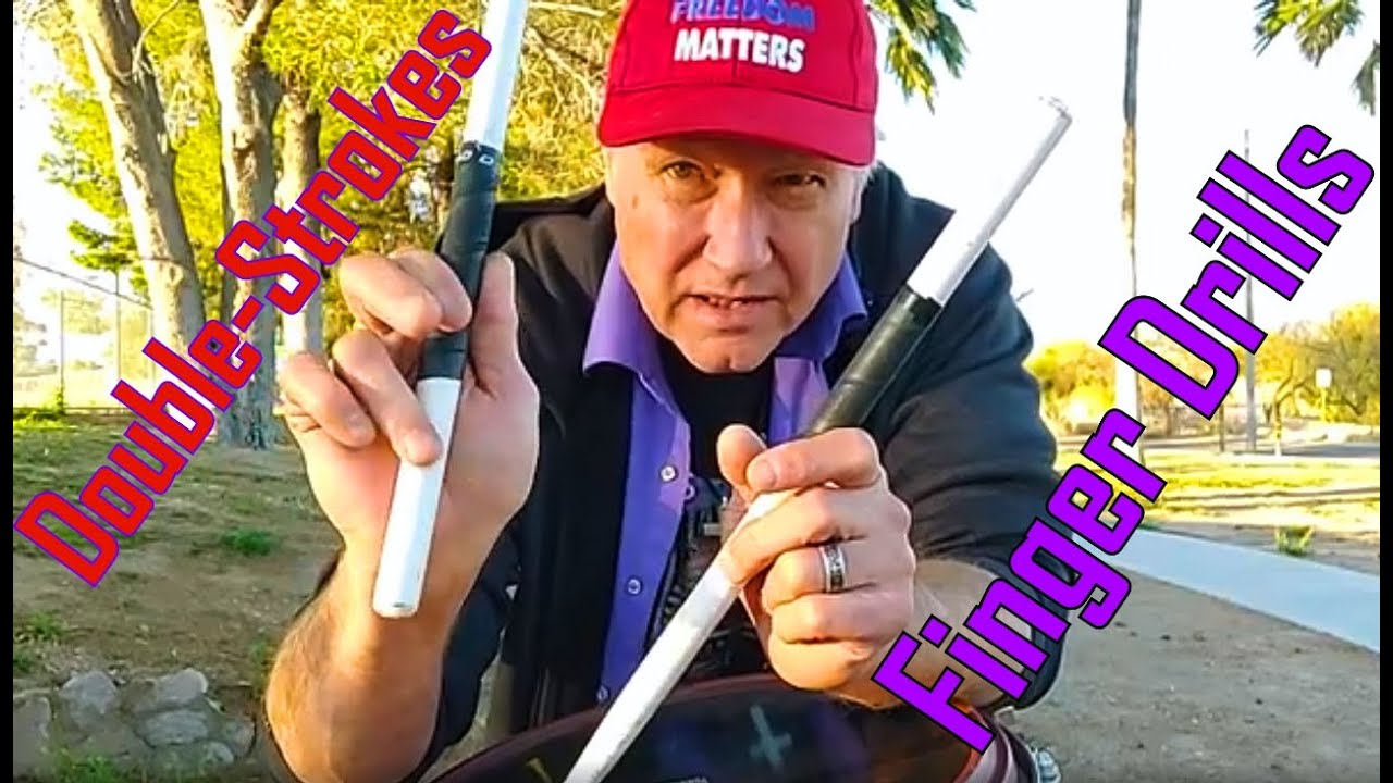 How to DRUM Double Strokes with FINGER drills for Matched & Traditional