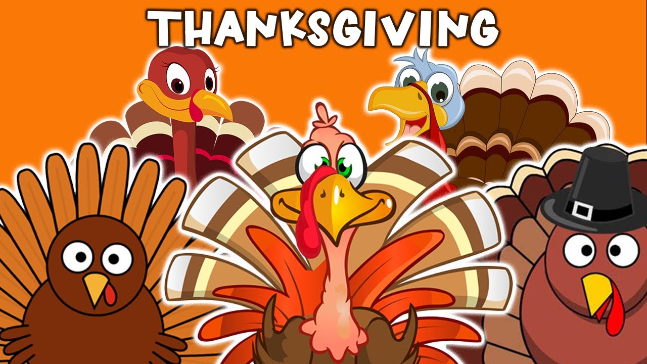 Thanksgiving Songs For Kids | Five Little Turkeys + More | Martin and ...