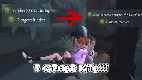 my first 5 cipher kite!!🥳 || Cheerleader Gameplay || Identity V