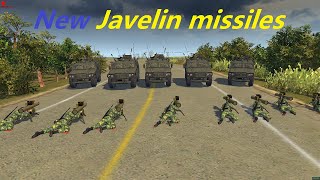 Yesterday, New Javelin missiles destroyed lot of Russian military equipment MOWAS2 BATTLE