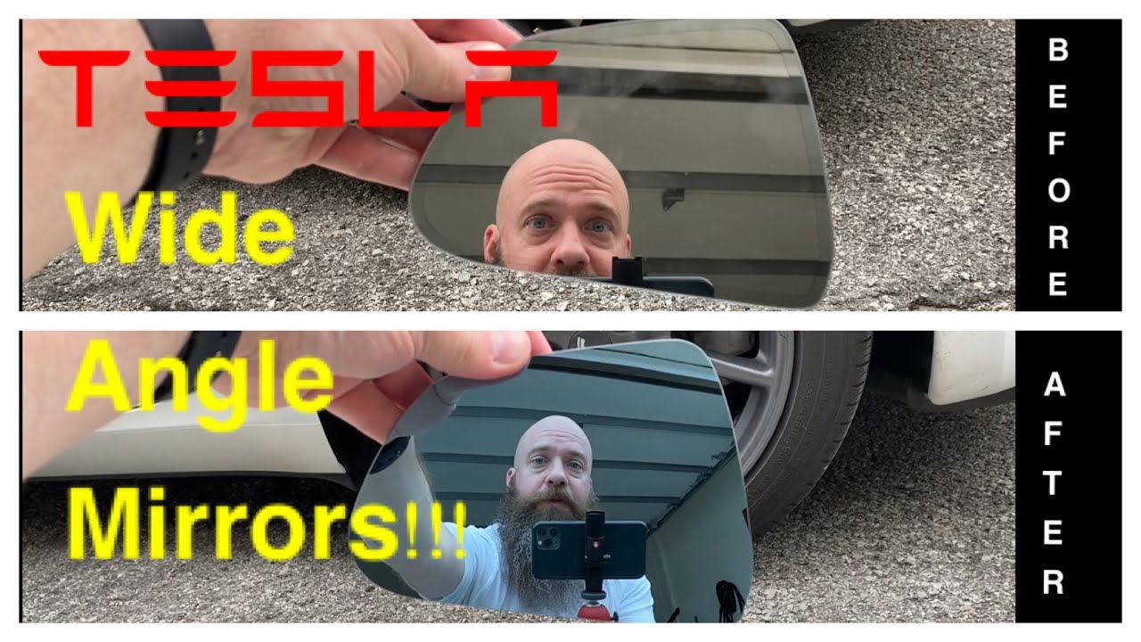 Tesla Wide Angle Side Mirrors! Model S, Model 3, Model X! YouTube