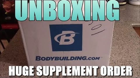 Huge Bodybuilding Supplement Order Unboxing Bodybuilding.com Order Unboxing