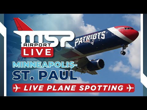 🔴 LIVE ACTION-PACKED PLANE SPOTTING AT MSP AIRPORT! ✈ 8/16/25